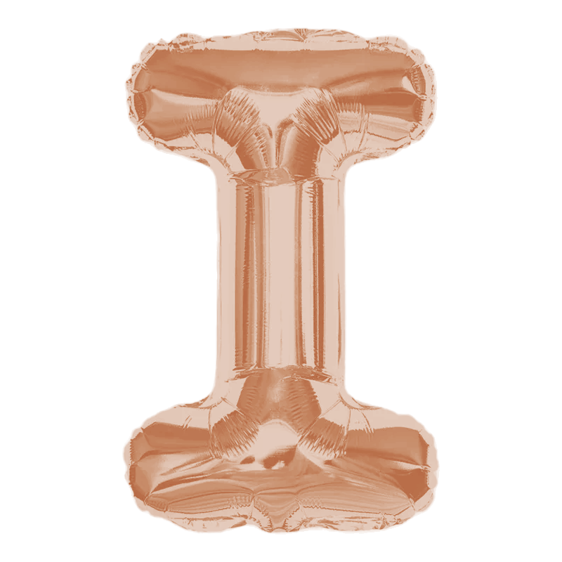 Any Rose Gold Letter Super Shape Foil Balloon