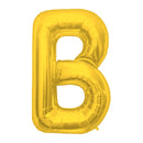 Any Gold Letter Super Shape Foil Balloon