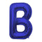 Any Dark Blue Letter Super Shape Foil Balloon