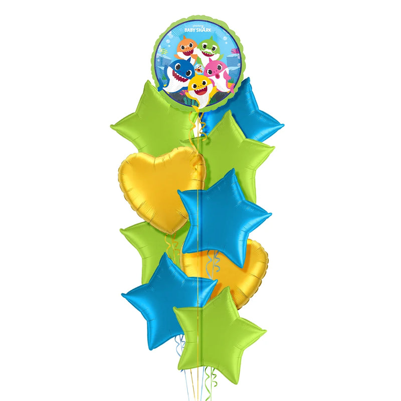 Baby Shark Green Balloon Bouquet