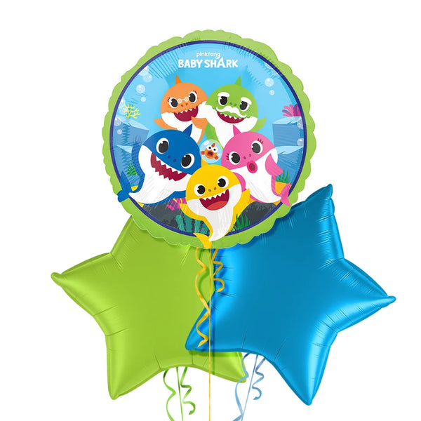 Baby Shark Green Balloon Bouquet