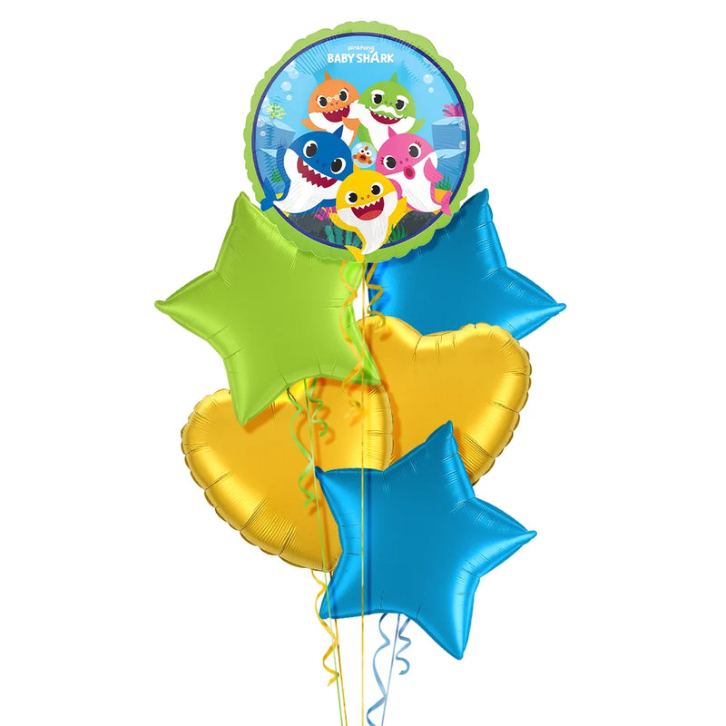 Baby Shark Green Balloon Bouquet