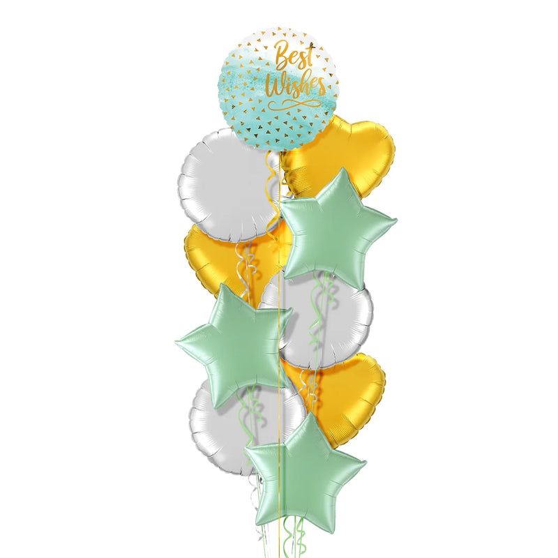 Best Wishes Classy Balloon Bouquet
