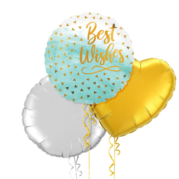 Best Wishes Classy Balloon Bouquet