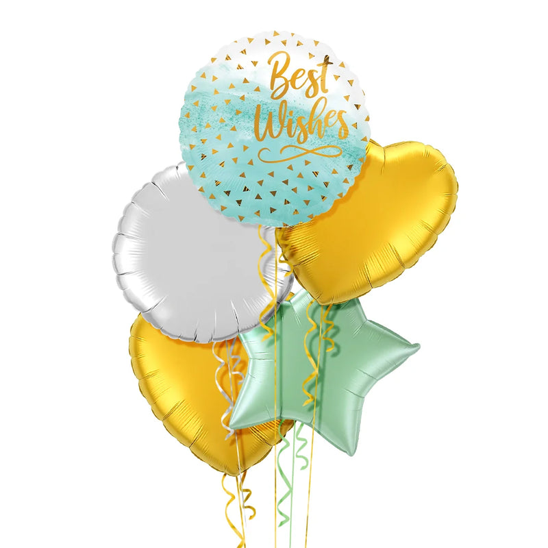 Best Wishes Classy Balloon Bouquet