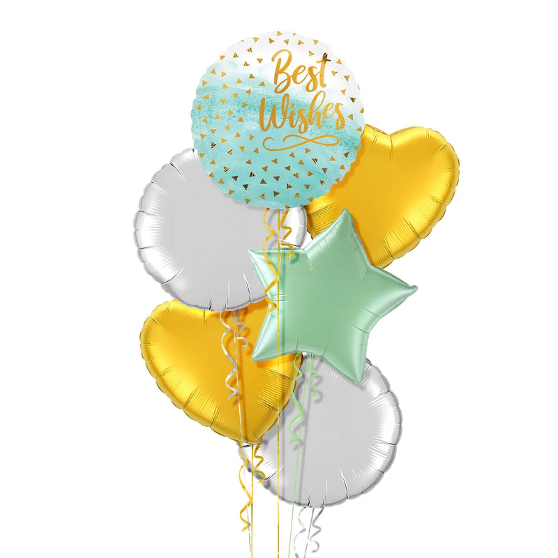 Best Wishes Classy Balloon Bouquet