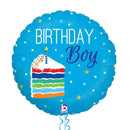 Birthday Boy Cake Balloon Bouquet