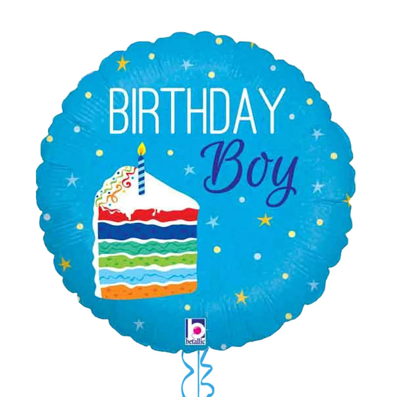 Birthday Boy Cake Balloon Bouquet