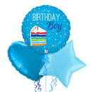 Birthday Boy Cake Balloon Bouquet