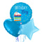 Birthday Boy Cake Balloon Bouquet