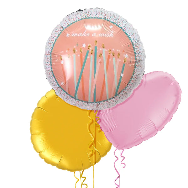 Birthday Cake Happy Birthday Balloon Bouquet