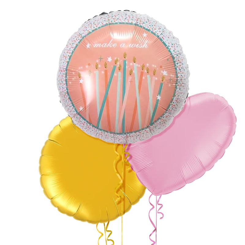 Birthday Cake Happy Birthday Balloon Bouquet