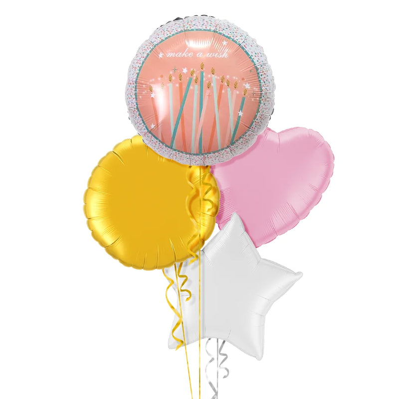 Birthday Cake Happy Birthday Balloon Bouquet