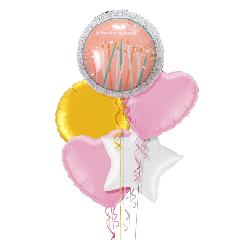 Birthday Cake Happy Birthday Balloon Bouquet
