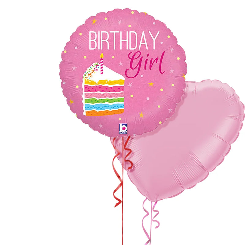 Birthday Girl Cake Balloon Bouquet