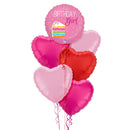 Birthday Girl Cake Balloon Bouquet