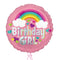 Birthday Girl Pink Rainbow Balloon Bouquet