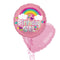 Birthday Girl Pink Rainbow Balloon Bouquet