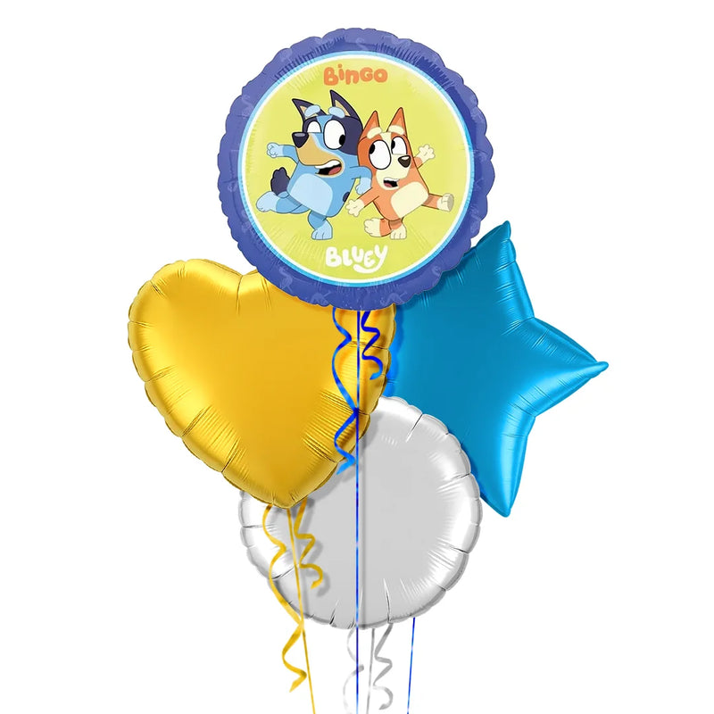Bluey the Blue Heeler Balloon Bouquet