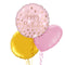 Blush Happy Birthday Balloon Bouquet