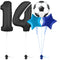 Soccer Champ 14th Birthday Balloon Bouquet Set