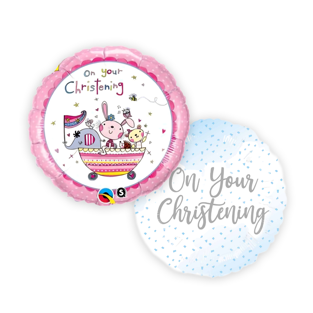 christening balloons