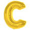 Any Gold Letter Super Shape Foil Balloon