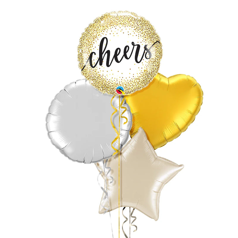 Cheers Sparkles Balloon Bouquet