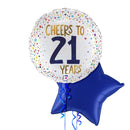 Cheers to 21 Years Birthday Balloon Bouquet