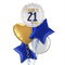 Cheers to 21 Years Birthday Balloon Bouquet
