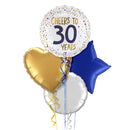 Cheers to 30 Years Birthday Balloon Bouquet