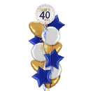 Cheers to 40 Years Birthday Balloon Bouquet