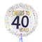 Cheers to 40 Years Birthday Balloon Bouquet