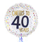 Cheers to 40 Years Birthday Balloon Bouquet