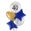 Cheers to 40 Years Birthday Balloon Bouquet