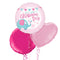 Christening Pink Elephant Foil Balloon Bouquet