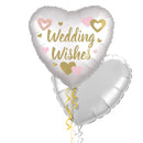 Classy Wedding Wishes Foil Balloon Bouquet