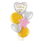 Classy Wedding Wishes Foil Balloon Bouquet