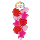 Colourful Candles Balloon Bouquet