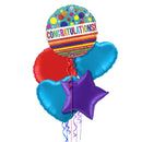Colourful Congratulations Balloon Bouquet