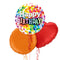 Colourful Happy Birthday Balloon Bouquet