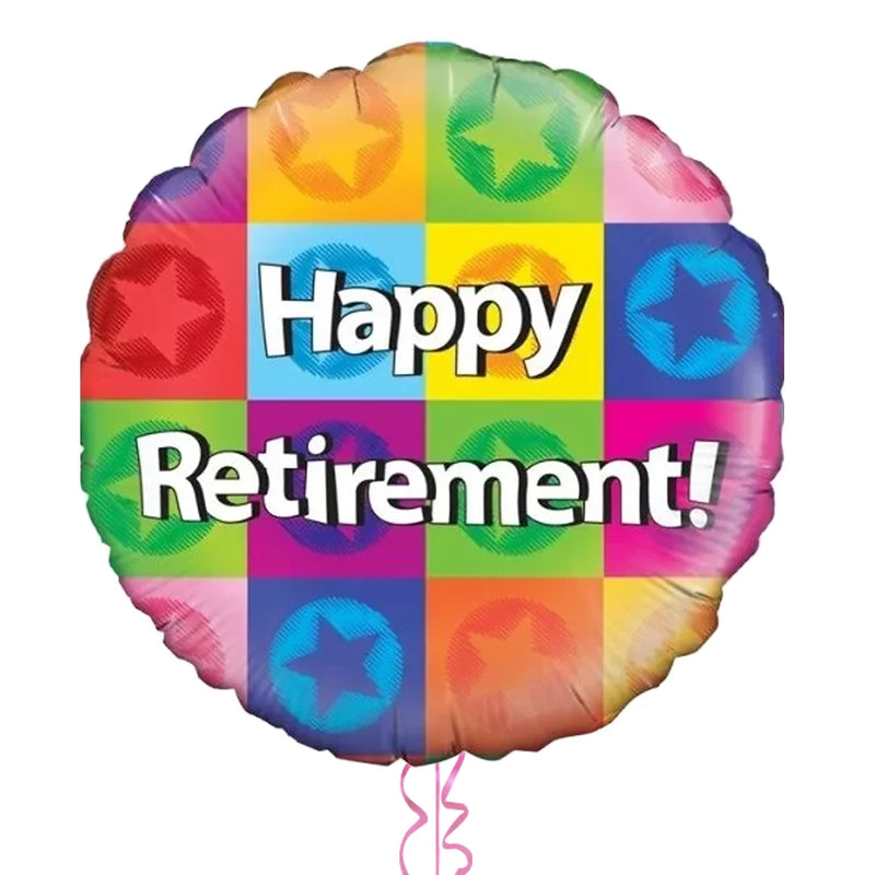Colourful Happy Retirement Balloon Bouquet