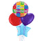 Colourful Happy Retirement Balloon Bouquet