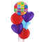 Colourful Happy Retirement Balloon Bouquet