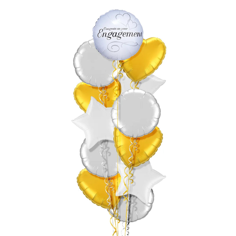 Congrats on Your Engagement Balloon Bouquet