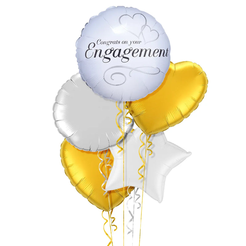 Congrats on Your Engagement Balloon Bouquet