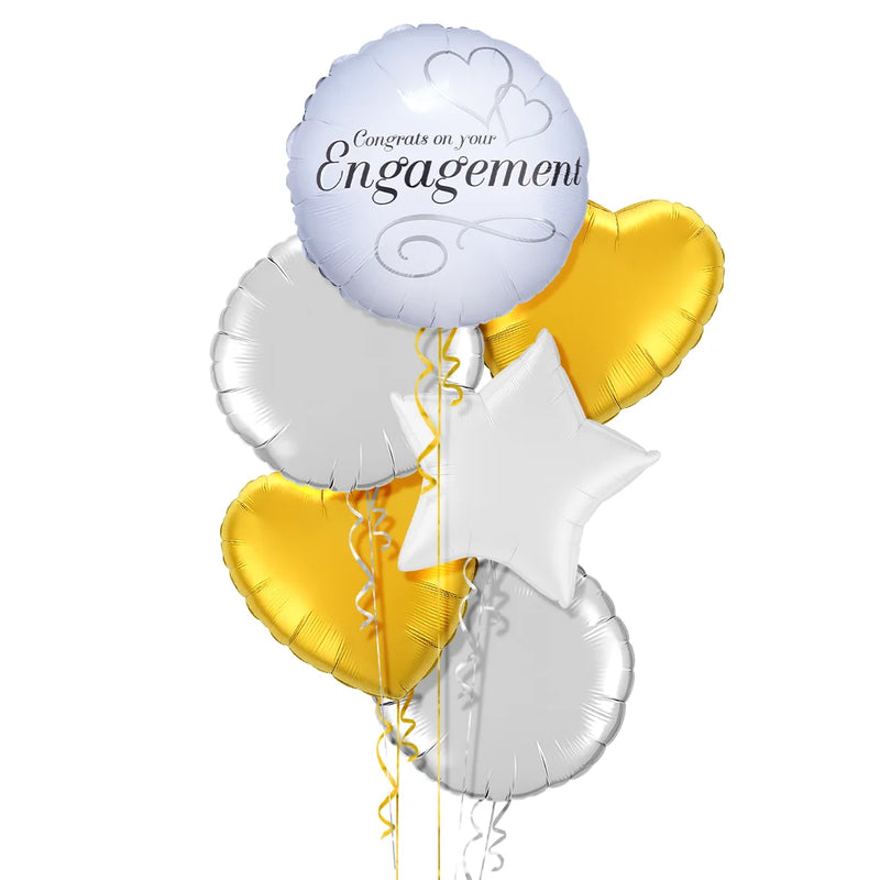 Congrats on Your Engagement Balloon Bouquet