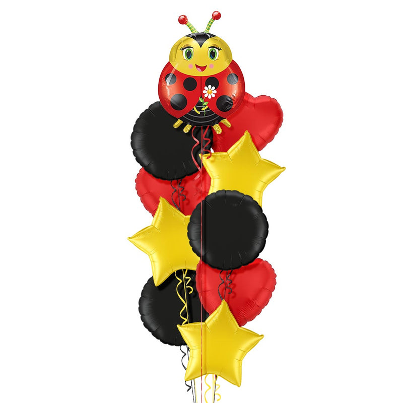 Cute Ladybird Foil Balloon Bouquet
