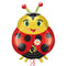 Cute Ladybird Foil Balloon Bouquet