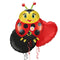 Cute Ladybird Foil Balloon Bouquet
